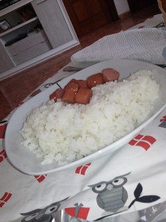 Una foto de Arroz a la cubana