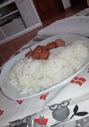Una foto de Arroz a la cubana