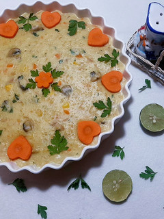 عکسی از دستور سوپ قارچ وشیر (Milk soup)😋