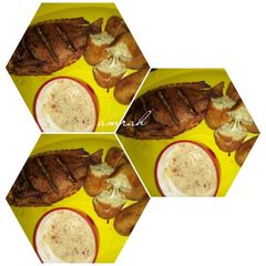 A picture of Grilled fish.