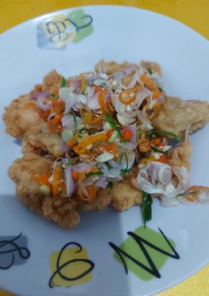 Foto resep Ayam kripsy sambal matah