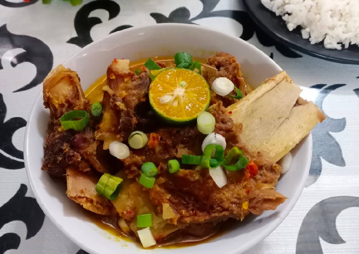 Tulang Sapi Masak Pedas