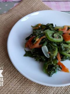 Foto resep Tumis Daun Singkong Cabe Gendot