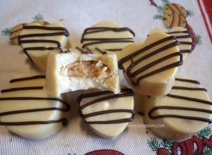 Foto de Bombons brancos de nozes (Natal)