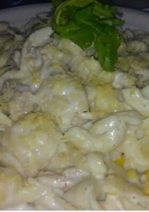 A picture of Delicious and Easy Chicken Breast Pasta Gratin.