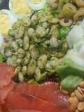 Ensalada de salmón ahumado
