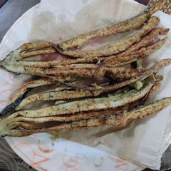 A picture of Eggplant Bacon.