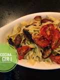 Pasta con Tomate al Horno & Hongos