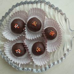 Chocolate ladoo A picture of Chocolate ladoo.