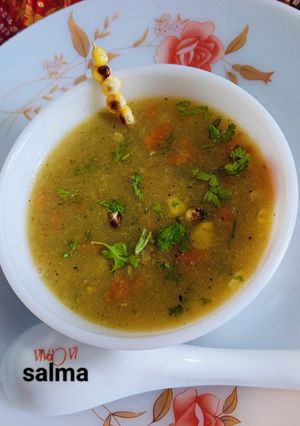 स्वीट कॉर्न सूप रेसिपी मुख्य फोटो