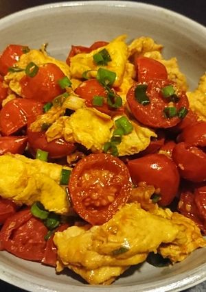 小番茄炒蛋 的食譜成品照片