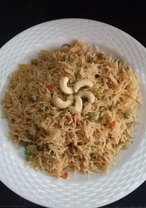 A picture of Peas Pulao.