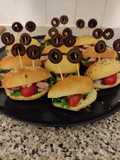 Petit monstre jambon crudités