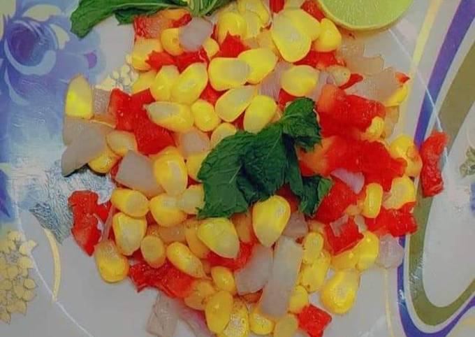 Corn Chaat Recipe