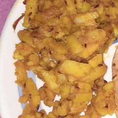 A picture of Aloo ki sabji.