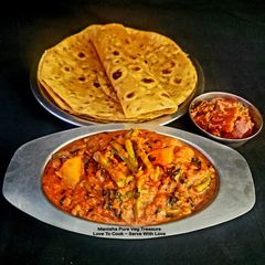 Lasooni Methi Mogri Sabzi - Green Radish Pods Curry A picture of Lasooni Methi Mogri Sabzi - Green Radish Pods Curry.