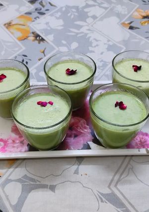 A picture of Paan shake🍺.