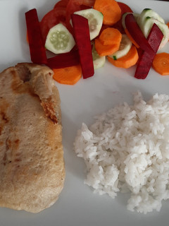 Una foto de Filete de pescado capeado
