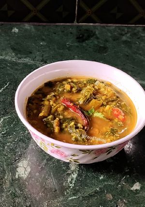 A picture of Dal Palak (Lentils Spinach Recipe).