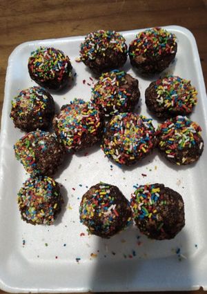 Una foto de Trufas de galletitas María