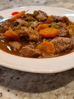 Una foto de Solomillo en salsa al vino tinto