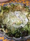 Salade de concombre et radis noir au skyr et ciboulette