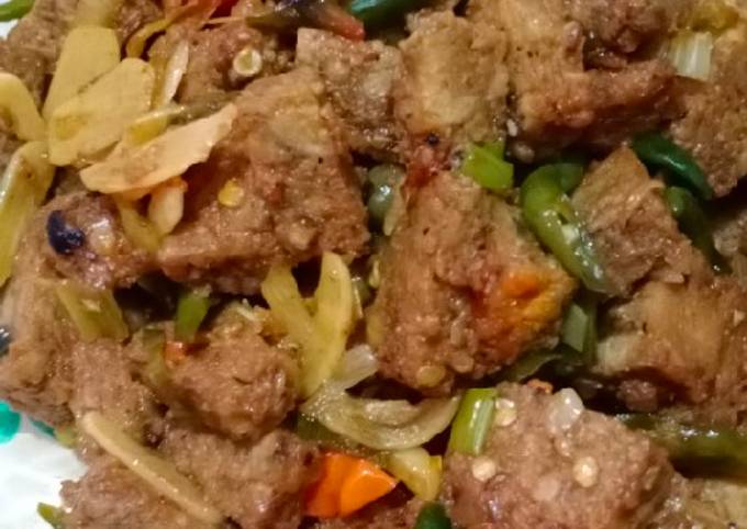 Cara Buat Oncom tumis cabe ijo Menu Enak Dan Mudah Dibuat