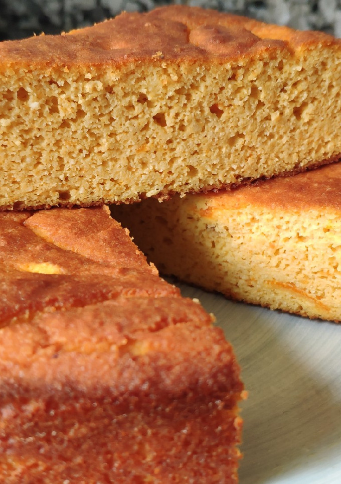 Una foto de Bizcocho de naranja sin gluten, azúcar ni lactosa