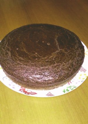 Una foto de Budín de banana y chocolate