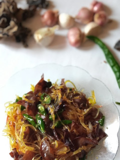 Foto resep Oseng sohun lombok ijo dan jamur kuping