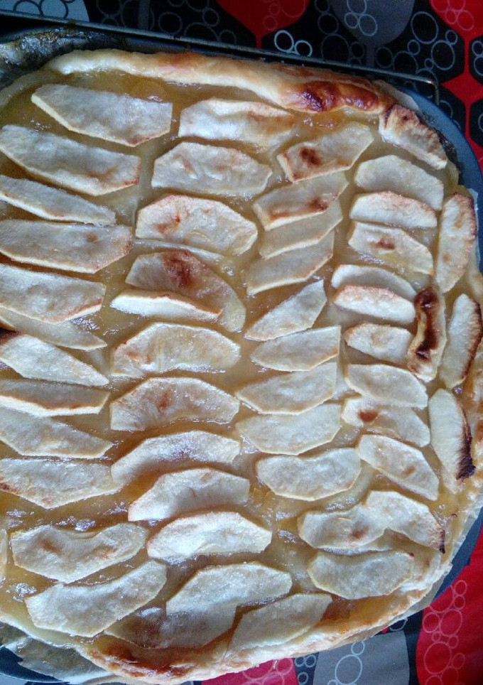 Una foto de Tarta de manzana fácil