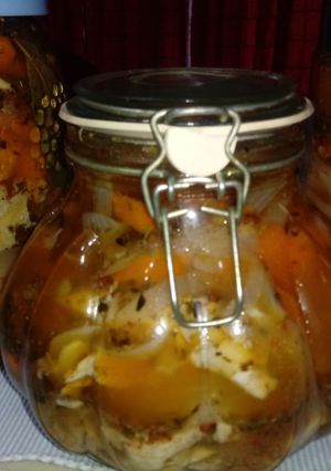 Una foto de Pollo en Escabeche