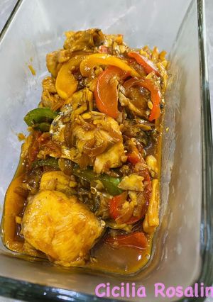 Foto resep Ikan Kakap Putih Barramundi Masak Paprika