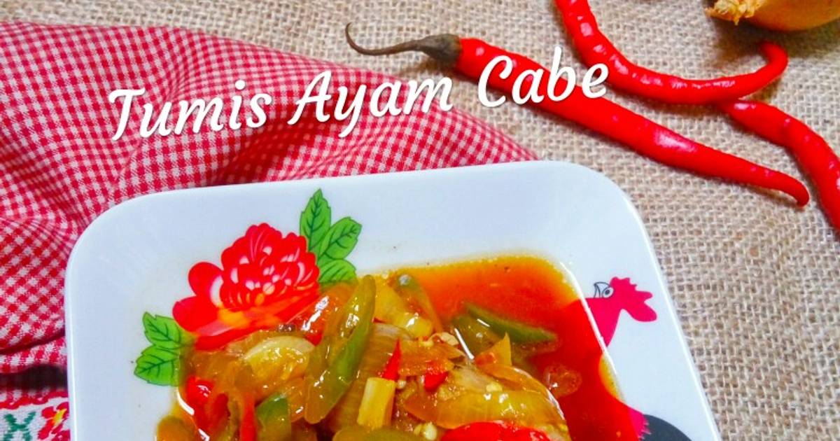 17.930 resep tumis ayam praktis enak dan sederhana ala 