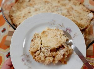 Una foto de Crumble de manzana - Apple Crumble 🍎
