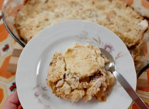 Una foto de Crumble de manzana - Apple Crumble 🍎