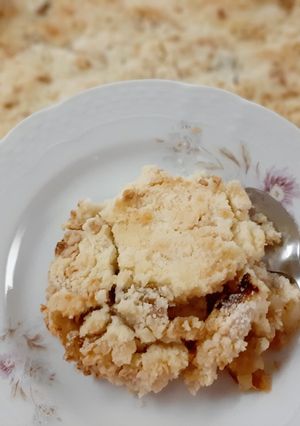 Una foto de Crumble de manzana - Apple Crumble 🍎