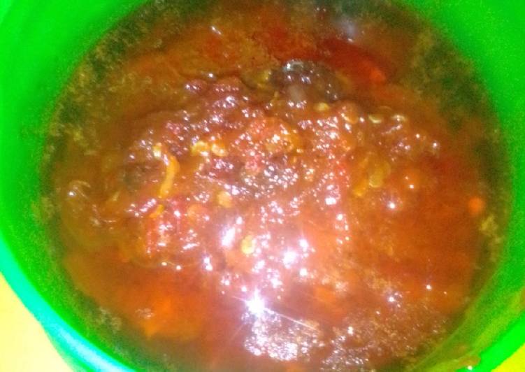 Sambal tomat goreng terasi versi me