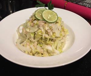 Resep Terbaru Sawi putih tuna salad Nikmat Lezat