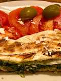 Spanakopita spinaci feta ed olive