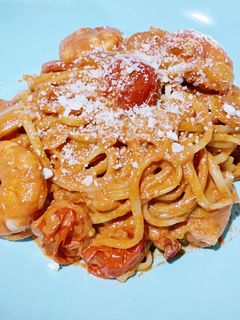 Foto resep Shrimp Rose Pasta (Improved Version)