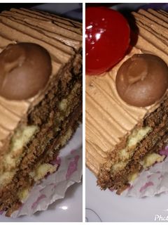 صورة لوصفة سويسرول ميكس فانيليا وشوكولاته 🍫🌰🍫🌰
