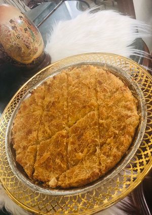 صورة لوصفة كنافة بالجبنة