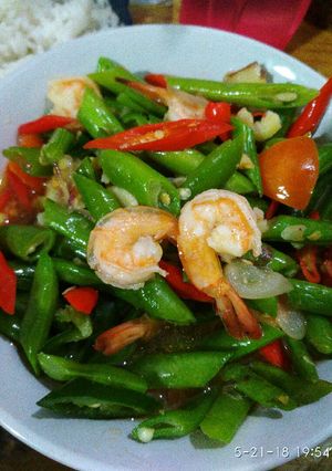 Foto resep Tumis udang buncis