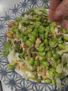 A picture of Edamame salad.