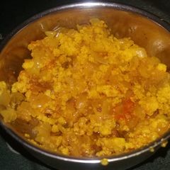 A picture of Paneer bhurji.