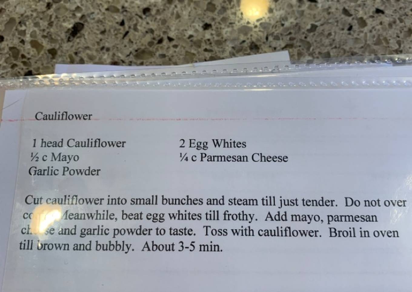 Alison Cauliflower