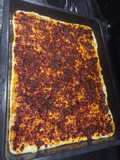 فطائر المحمرة على شكل بيتزا
