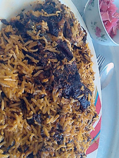 عکسی از دستور ته چین ماهی