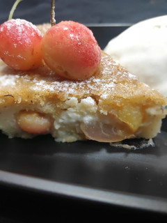 A picture of Cherry White Chocolate Clafoutis.